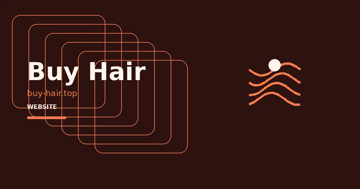 Buy Hair — логотип проєкту в кейсі WEB MANNA