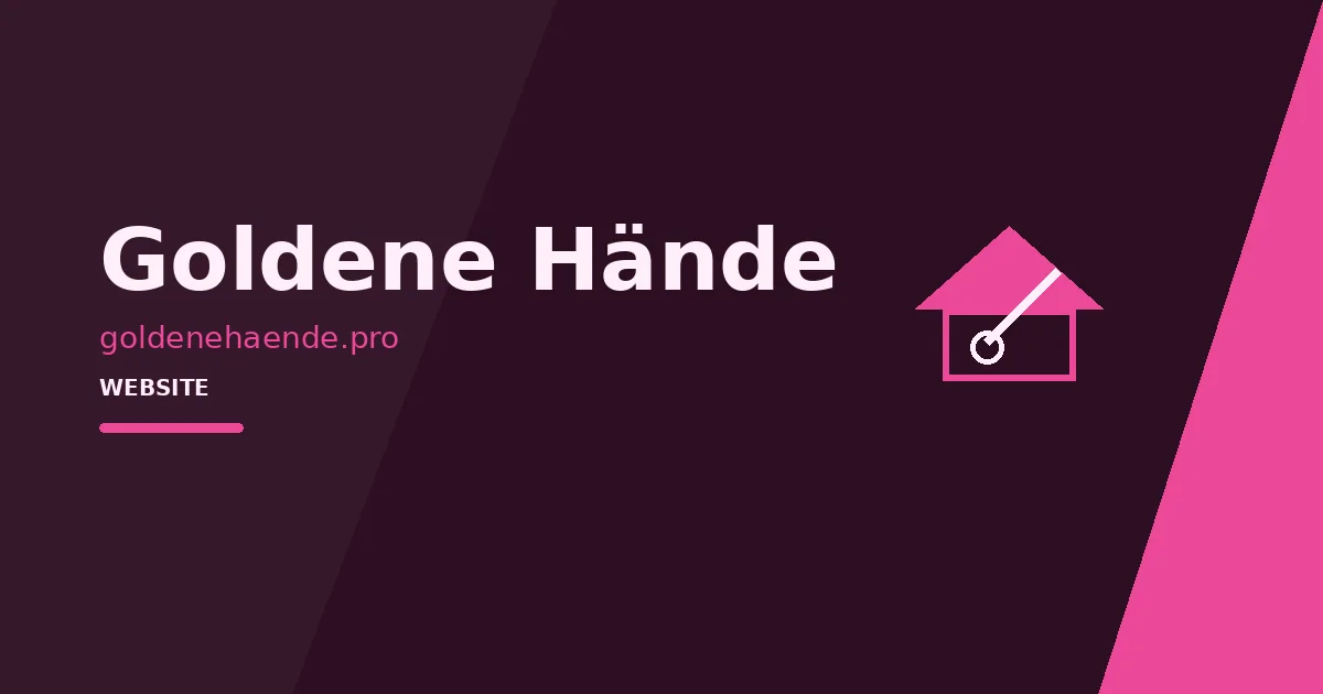 Goldene Hände — логотип проєкту в кейсі WEB MANNA
