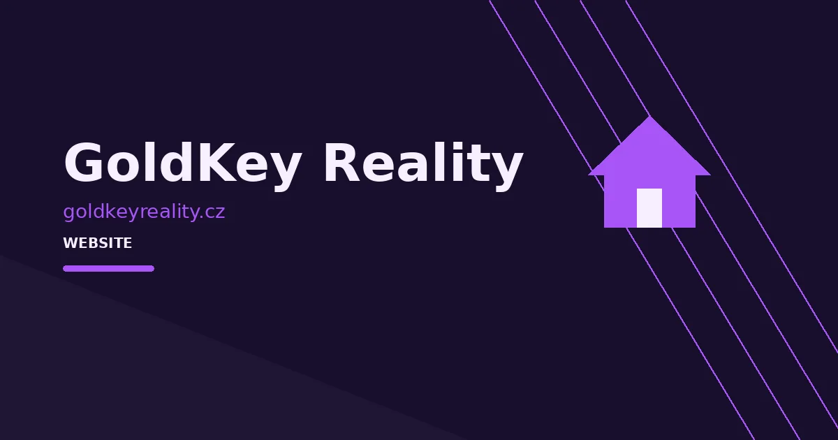 GoldKey Reality — логотип проєкту в кейсі WEB MANNA