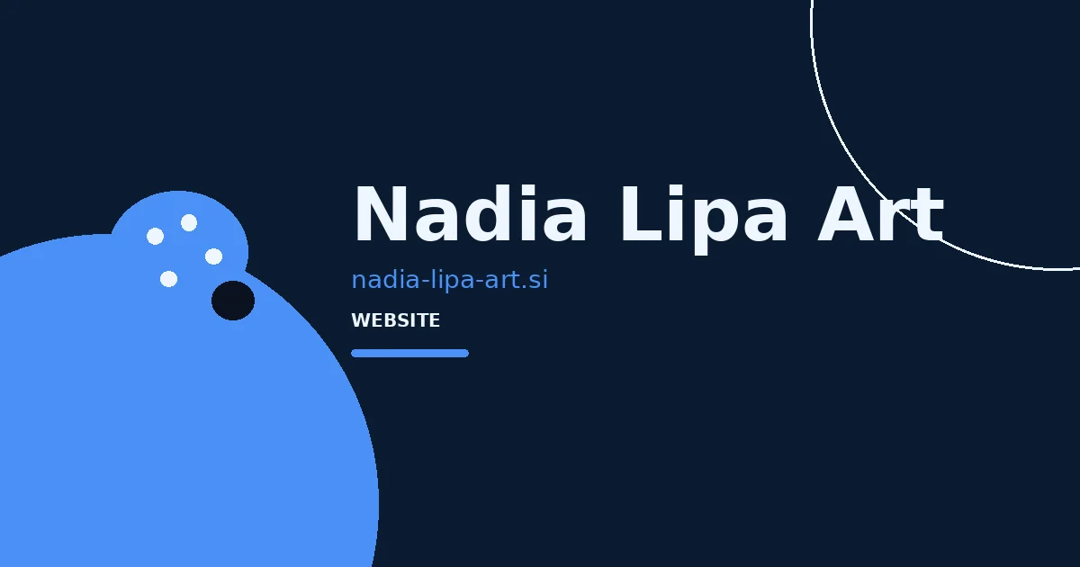 Nadia Lipa Art — логотип проєкту в кейсі WEB MANNA