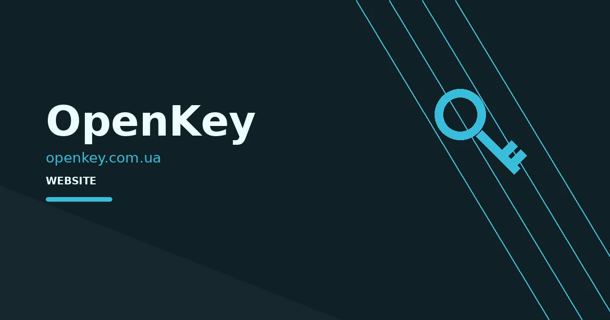 OpenKey — логотип проєкту в кейсі WEB MANNA