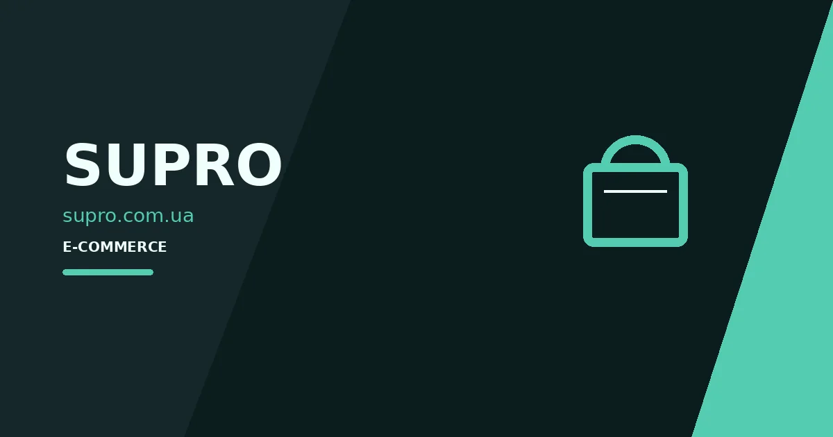 SUPRO — логотип проєкту в кейсі WEB MANNA