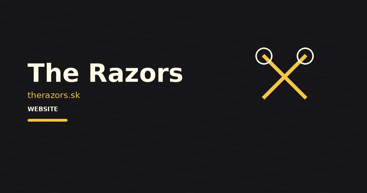 The Razors — логотип проєкту в кейсі WEB MANNA