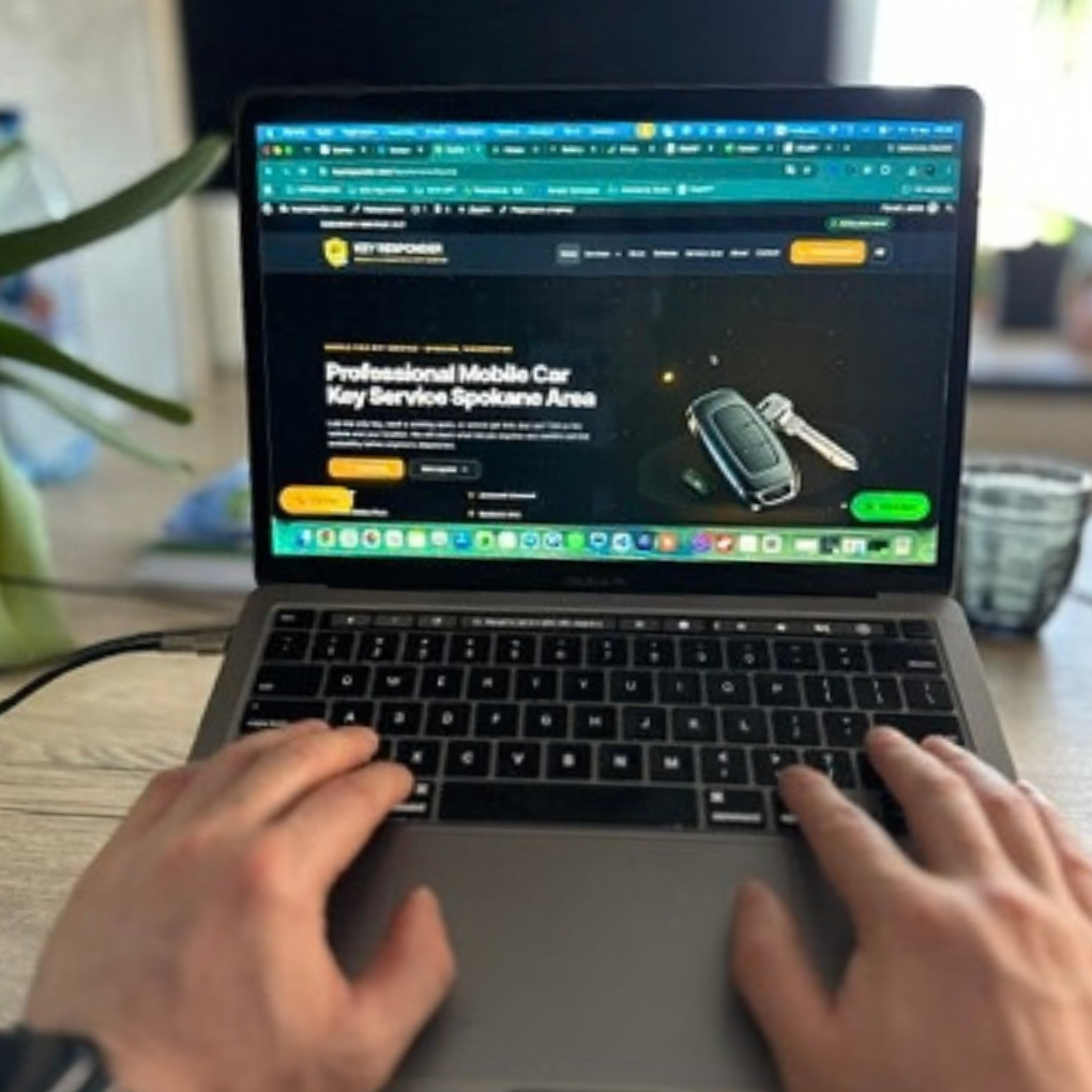 Сайт Key Responder у Spokane, розроблений WebManna Studio