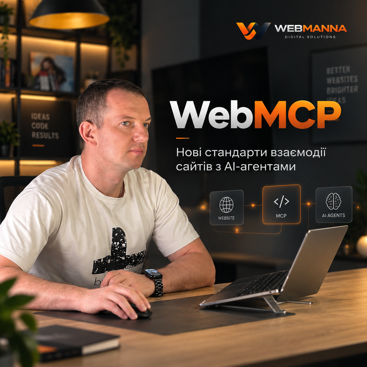 WebMCP та взаємодія сайту з AI-агентами — WebManna Studio