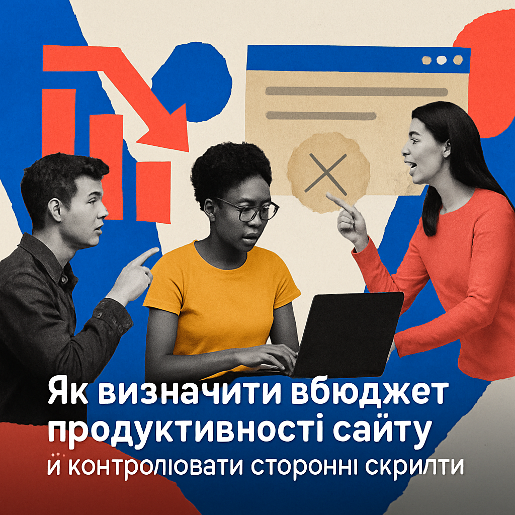 Ілюстрований банер: Як визначити бюджет продуктивності сайту й контролювати сторонні скрипти